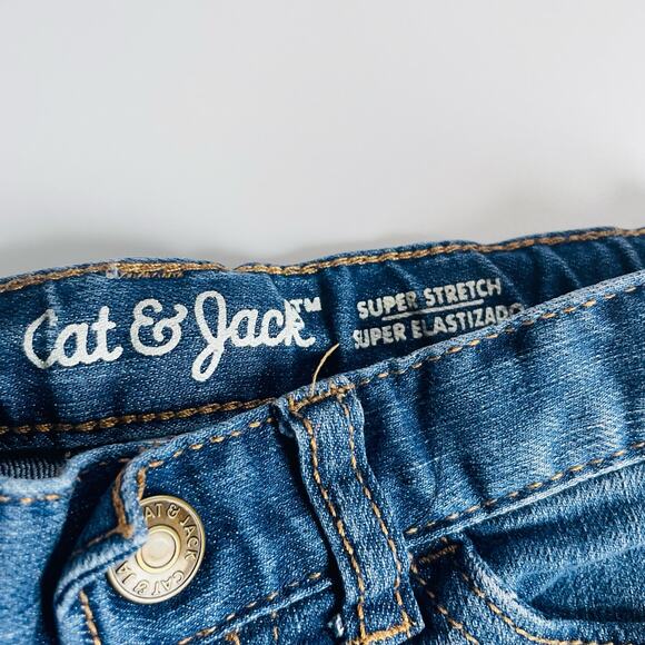 🛍️4 for $20🛍️ Cat & Jack Toddler Shorts Size 4T Denim Casual Shorts Adjustabl - Picture 3 of 9